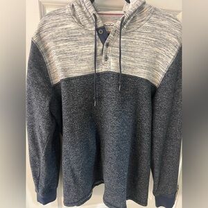 Men's Flag & Anthem Navy and Gray Sweater